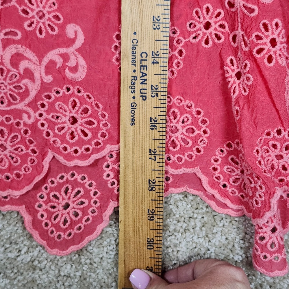 Johnny Was Pink Embroidered Bandana Tunic - Picture 8 of 12